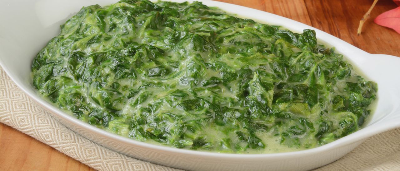 Traditional spinach and cabbage dish umfino