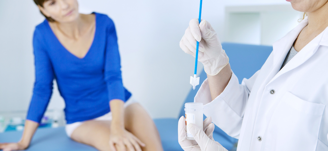 What happens during a pap smear?